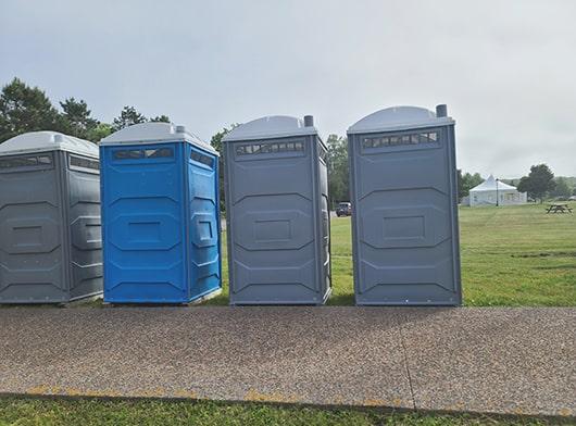 our crew frequently cleans and maintains the event restrooms during the duration of your event to ensure they're always in pristine condition